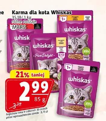 Karma dla kota Whiskas promocja w Prim Market