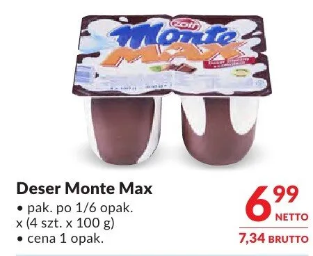 Deser Monte Max promocja w Makro