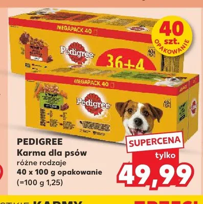Karma dla psów Pedigree w sosie promocja w Kaufland