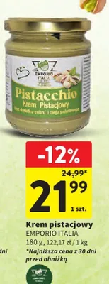 Krem pistacjowy promocja w Intermarche