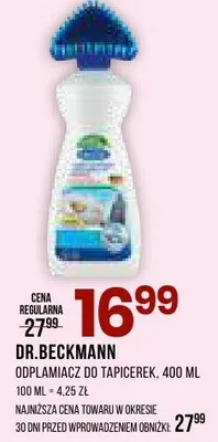 Odplamiacz do tapicerek Dr.Beckmann promocja w Drogerie Natura