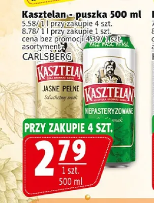 Piwo Kasztelan promocja w Prim Market