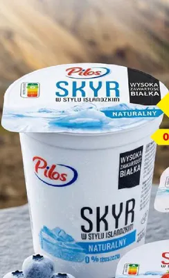 Skyr naturalny Pilos promocja w Lidl