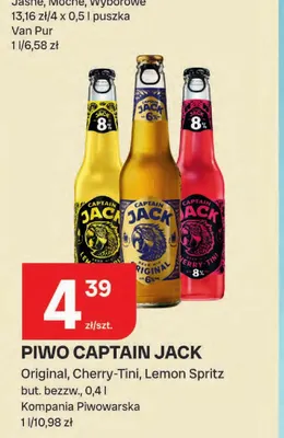 Piwo Captain Jack Original promocja w Chorten