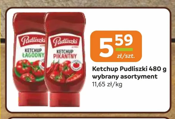 Ketchup Pudliszki pikantny promocja w Gama