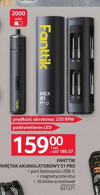 Wkrętak akumulatorowy S1 Pro Fanttik promocja w Selgros