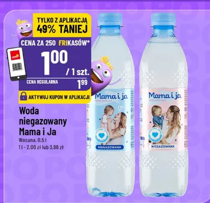 Woda niegazowany promocja w POLOmarket