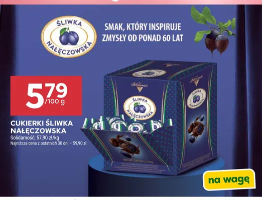Cukierki Śliwka Nałęczowska Solidarność promocja w Stokrotka