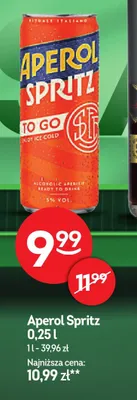 Drink Aperol Spritz promocja w Żabka