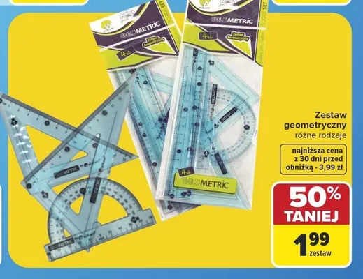 Zestaw geometryczny Geometric promocja w Carrefour