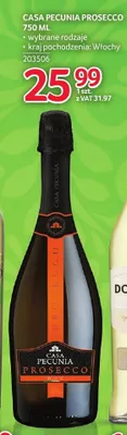 Wino Casa Pecunia Prosecco promocja w Selgros