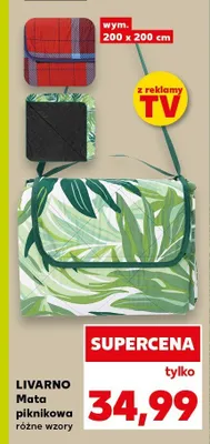 Mata piknikowa Livarno promocja w Kaufland