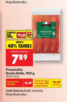 Prosciutto Gusto Bello promocja w Biedronka