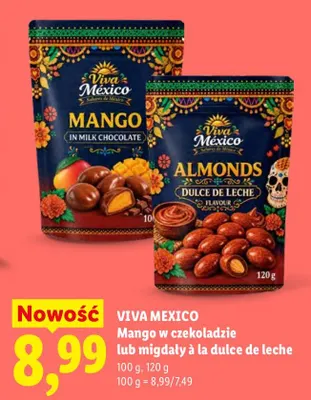 Mango w czekoladzie Viva Mexico promocja w Lidl
