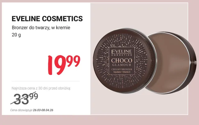 Bronzer do twarzy, w kremie promocja w Rossmann