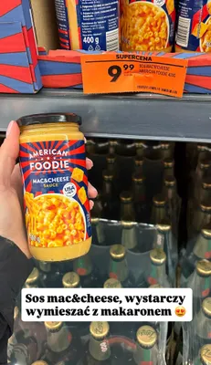 Sos Mac&Cheese American Foodie promocja w Biedronka
