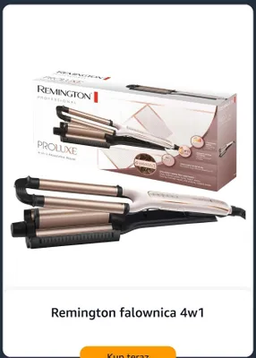 Falownica Remington Proluxe 4w1 promocja w Amazon