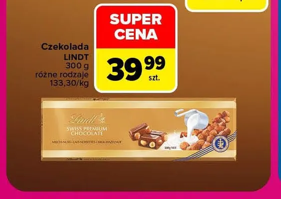 Czekolada Lindt promocja w Carrefour