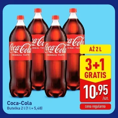Cola Coca-Cola promocja w Aldi