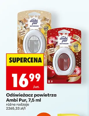 Odświeżacz powietrza Ambi Pur promocja w Biedronka
