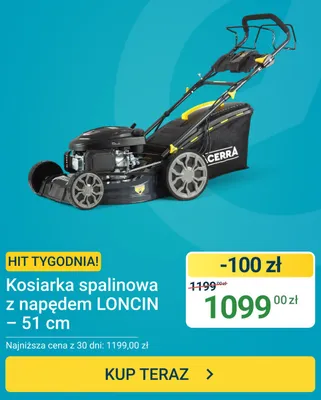 Kosiarka spalinowa z napędem CERRA LONCIN 51 cm promocja w ERLI