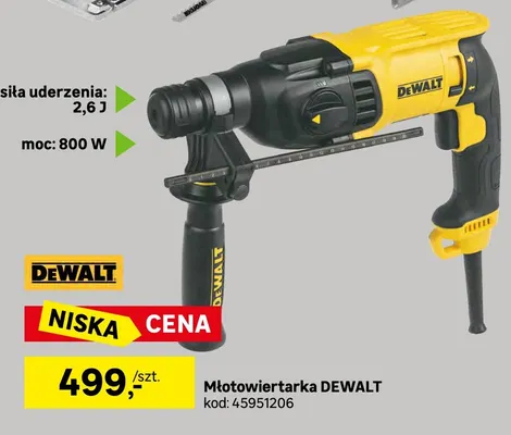 Młotowiertarka DeWalt promocja w Leroy Merlin