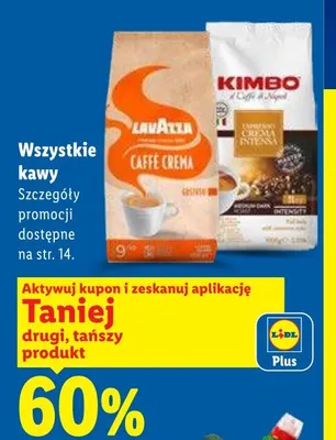 Kawa Lavazza Caffè Crema Gustoso promocja w Lidl