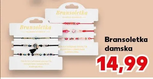 Bransoletka damska promocja w Kaufland