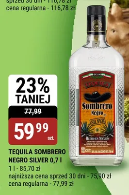Tequila Negro Silver promocja w bi1