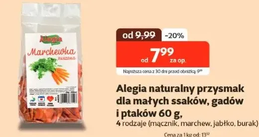 Naturalny przysmak dla małych ssaków, gadów i ptaków promocja w KAKADU