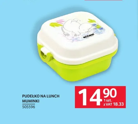 Pudełko na lunch Muminki promocja w Selgros
