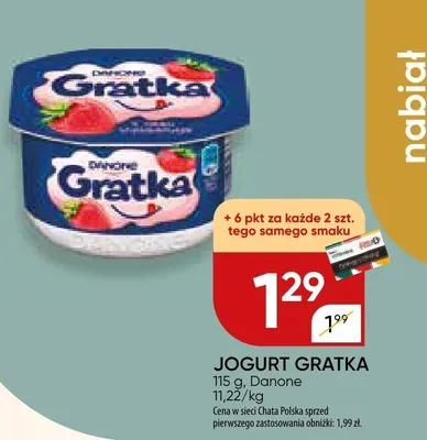 Jogurt gratka promocja w Chata Polska