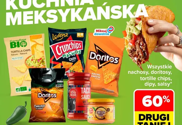 Chipsy Crunchips Nachos Chilli Lorenz promocja w Carrefour