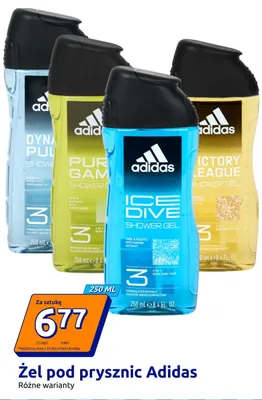 Żel pod prysznic Adidas Victory League promocja w Action