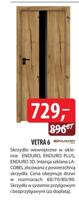 Skrzydło wewnętrzne Vetra 6 promocja w Dobre Dla Domu