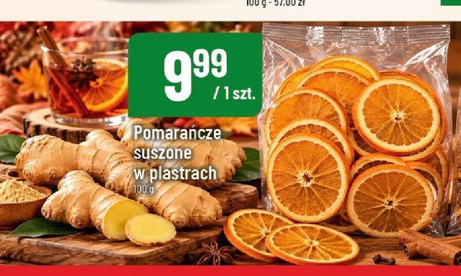 Pomarańcze suszone w plastrach promocja w POLOmarket