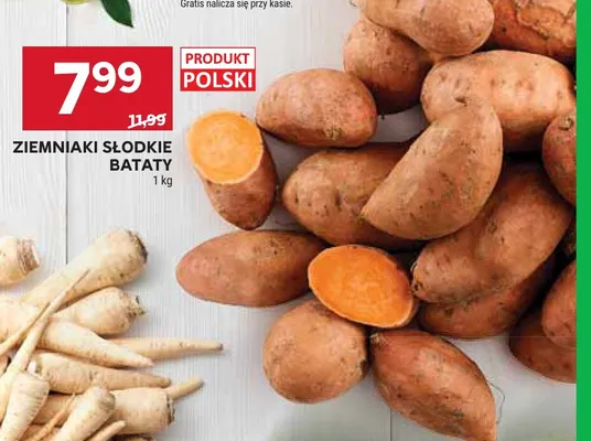 Ziemniaki słodkie bataty promocja w Stokrotka