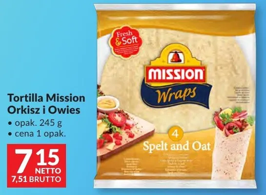 Tortilla Mission Orkisz i Owies promocja w Makro