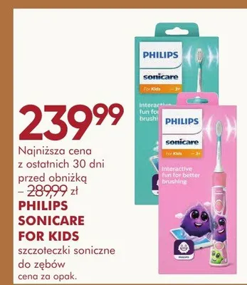 Szczoteczki soniczne do zębów promocja w Super-Pharm