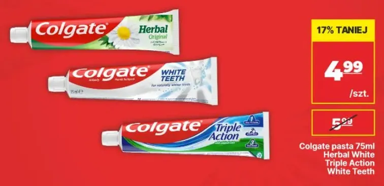 Pasta do zębów Colgate White Teeth promocja w API Market
