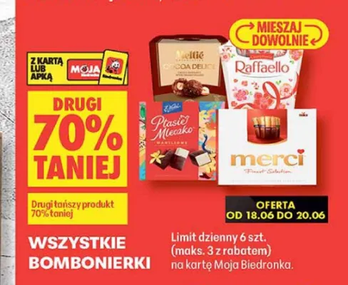 Bombonierka Merci Finest Selection promocja w Biedronka