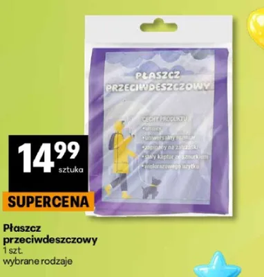 Płaszcz przeciwdeszczowy promocja w Delikatesy Centrum