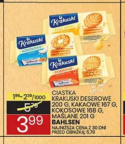 Ciastka Krakuski deserowe promocja w Wafelek