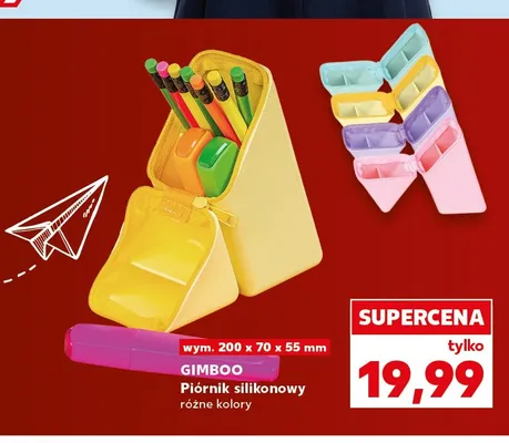Piórnik silikonowy GIMBOO promocja w Kaufland