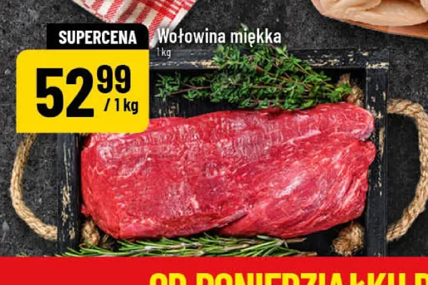 Wołowina miękka promocja w POLOmarket