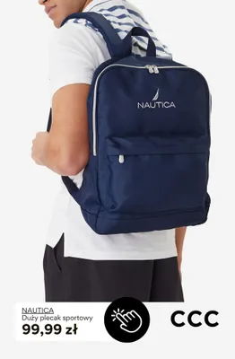 Duży plecak sportowy Nautica promocja w CCC