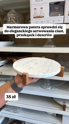 Marmurowa patera promocja w Pepco