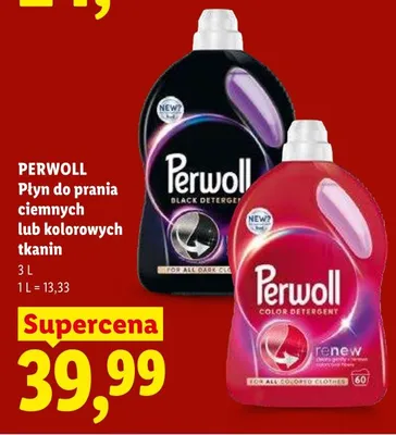 Płyn do prania ciemnych tkanin Perwoll Black Detergent promocja w Lidl