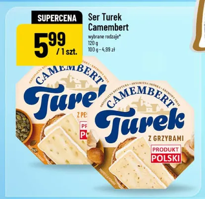 Ser Turek Camembert z pieprzem promocja w POLOmarket