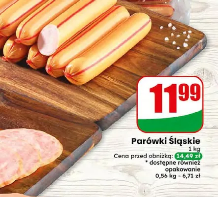 Parówki Śląskie Agro Rydzyna promocja w Dino